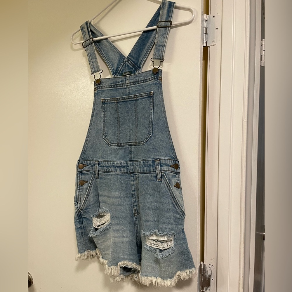 Denim overalls